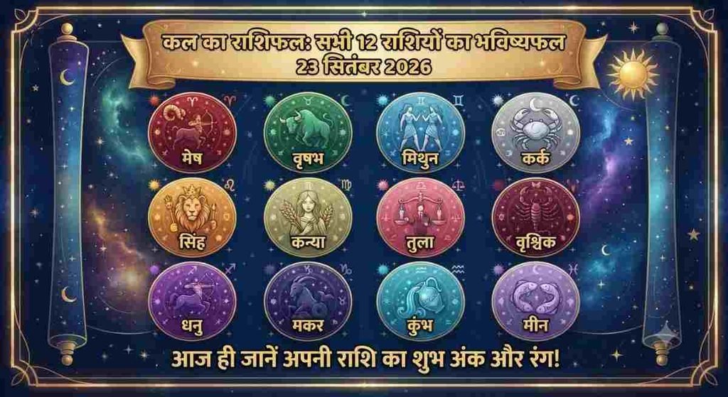 कल का राशिफल और पंचांग
